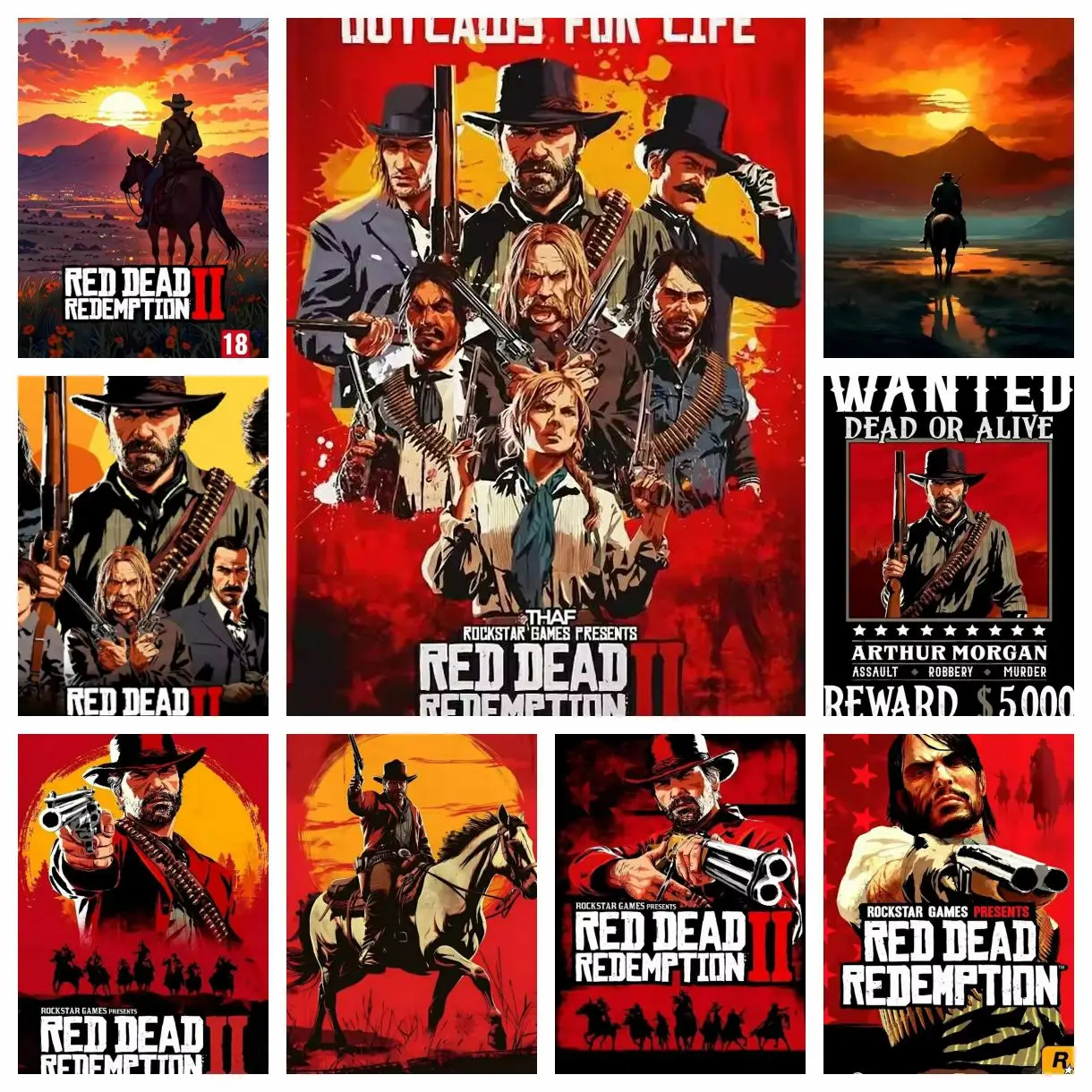 Алмазная вышивка 5D по мотивам игры Red Dead Redemption 2, полная вышивка круглыми стразами, для декора гостиной и дома
Алмазная вышивка 5D по мотивам игры Red Dead Redemption 2, полная вышивка круглыми стразами, для декора гостиной и дома
