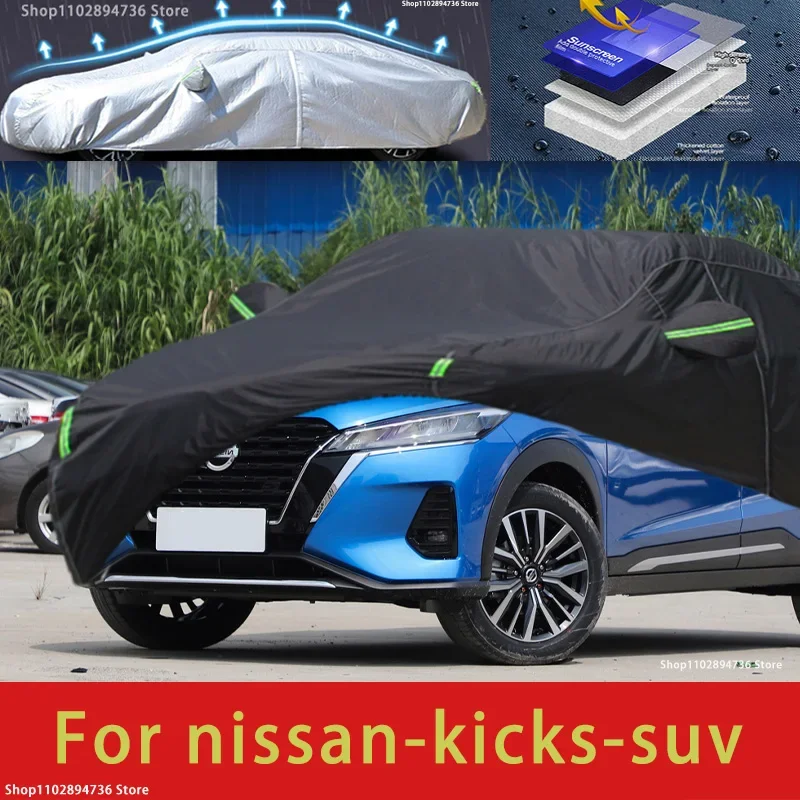 For Nissan Kicks Fit Outdoor Protection Car Covers Snow Cover Sunshade Waterproof Dustproof Exterior black car cover
For Nissan Kicks Fit Outdoor Protection Car Covers Snow Cover Sunshade Waterproof Dustproof Exterior black car cover