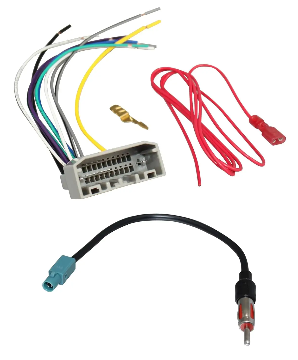 Car Stereo Wiring Harness Fit for 2006-2016 Dodge, 2008-2016 Jeep, 2004-2016 Chrysler Modles Radio Wire with Antenna Adapter
Car Stereo Wiring Harness Fit for 2006-2016 Dodge, 2008-2016 Jeep, 2004-2016 Chrysler Modles Radio Wire with Antenna Adapter