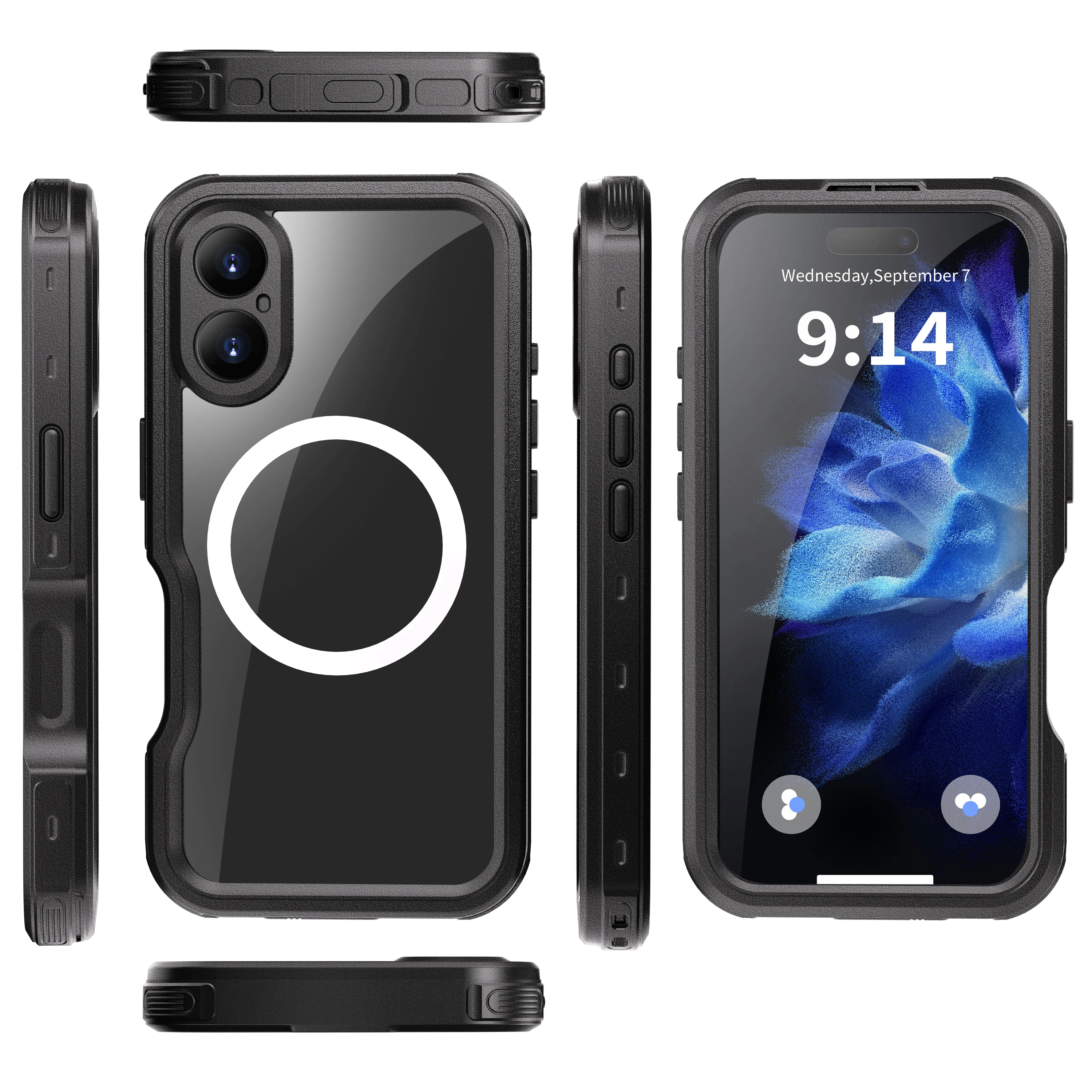 PC+TPU Lens Protection Durable Full Seal IP68 Waterproof case for iPhone 16 Pro Max 16 Plus COVER FOR iPhone 16E IPHONE 16 PRO
PC+TPU Lens Protection Durable Full Seal IP68 Waterproof case for iPhone 16 Pro Max 16 Plus COVER FOR iPhone 16E IPHONE 16 PRO