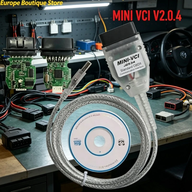 MINI VCI V2.0.4 Original SW V16.00.017 For Toyota TIS Techstream FTDI FT232RL HW 2.0.4 j2534 Multi-Language Tool
MINI VCI V2.0.4 Original SW V16.00.017 For Toyota TIS Techstream FTDI FT232RL HW 2.0.4 j2534 Multi-Language Tool