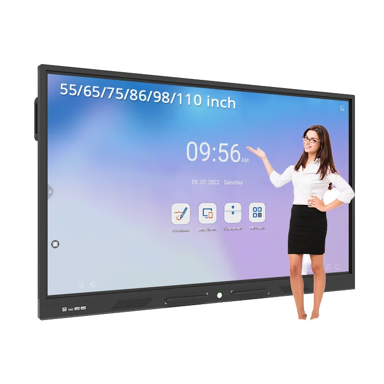 Budget-Friendly 55-Inch Interactive Board | 4K Multi-Touch All-in-One Display | Office Conference Solution Android/Windows OS
Budget-Friendly 55-Inch Interactive Board | 4K Multi-Touch All-in-One Display | Office Conference Solution Android/Windows OS