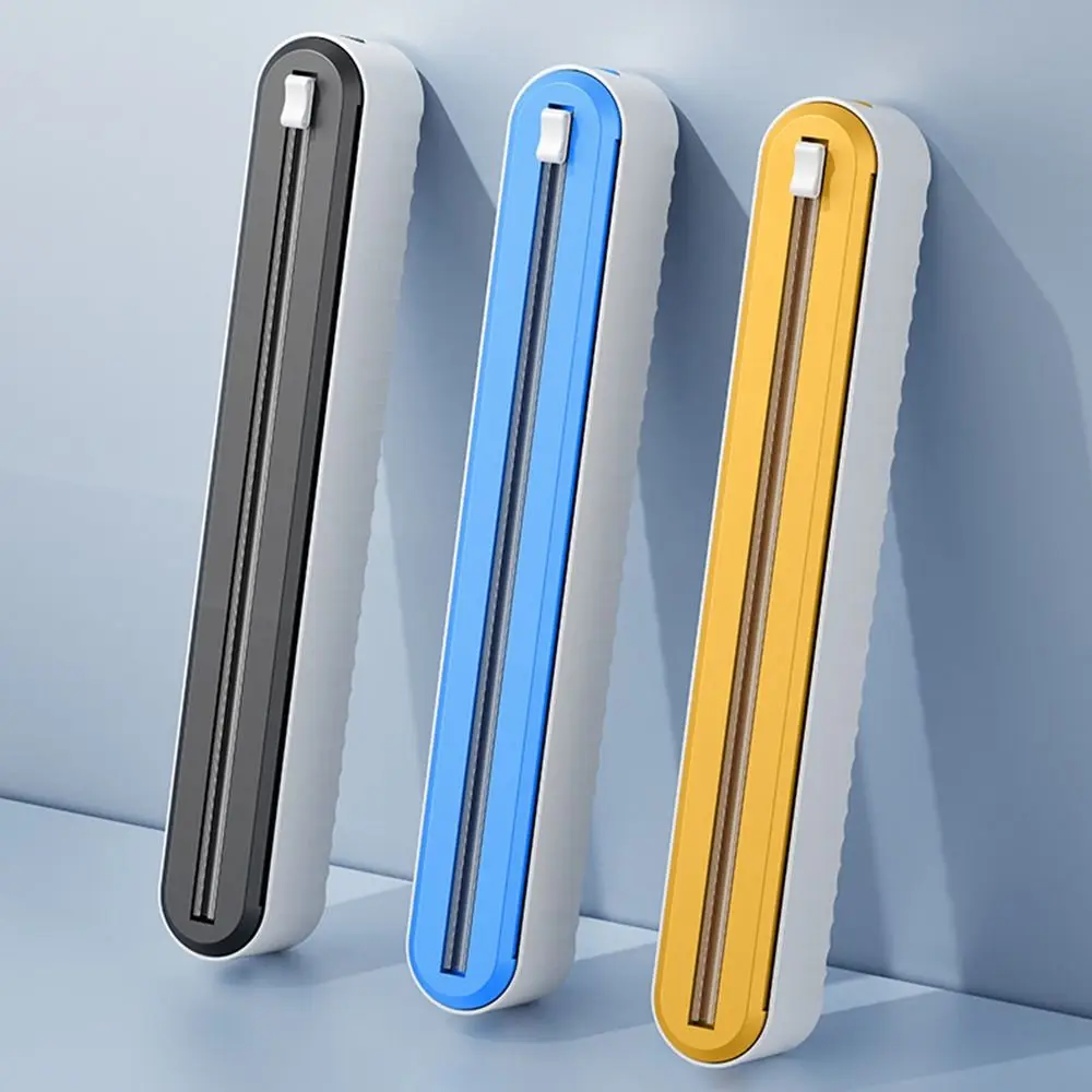 Suction Cup Cling Film Cutter Box Reusable Wall Mounted Tin Foil Cutter Machine with Slide Cutter Minimalist
Suction Cup Cling Film Cutter Box Reusable Wall Mounted Tin Foil Cutter Machine with Slide Cutter Minimalist