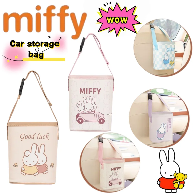 Miffy Rabbit Storage Box high-appearance anime cartoon print car-mounted girlish and cute large-capacity seat-back storage bin
Miffy Rabbit Storage Box high-appearance anime cartoon print car-mounted girlish and cute large-capacity seat-back storage bin