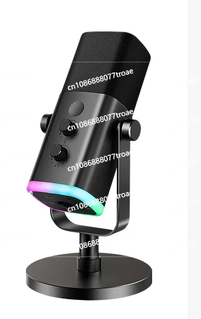 Dynamic noise cancelling multifunctional microphone, computer desktop game live recording sound card RGB Mai AM8
Dynamic noise cancelling multifunctional microphone, computer desktop game live recording sound card RGB Mai AM8
