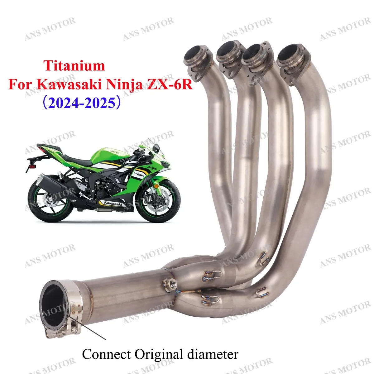 Титан для Kawasaki Ninja Zx6r 2024-2025, выхлопная система мотоцикла, передняя соединительная труба, без шнуровки, оригинальный соединительный глушитель
Титан для Kawasaki Ninja Zx6r 2024-2025, выхлопная система мотоцикла, передняя соединительная труба, без шнуровки, оригинальный соединительный глушитель