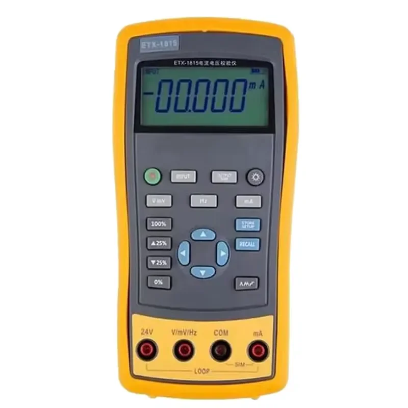 ETX-1815 High-precision Handheld Calibration Instrument Current and Voltage Calibrator Accuracy of 0.05% Backlight Adjustment
ETX-1815 High-precision Handheld Calibration Instrument Current and Voltage Calibrator Accuracy of 0.05% Backlight Adjustment