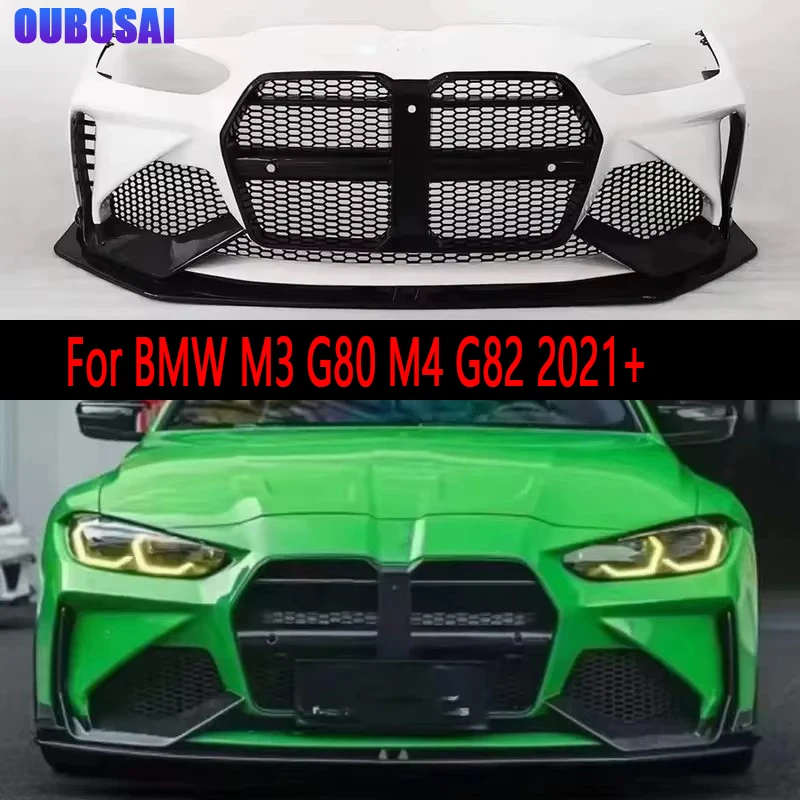 For BMW M3 G80 M4 G82 2021+ Dry Carbon fiber front bumper Grill Front face car grille Upgrade body kit Replacement installation
For BMW M3 G80 M4 G82 2021+ Dry Carbon fiber front bumper Grill Front face car grille Upgrade body kit Replacement installation
