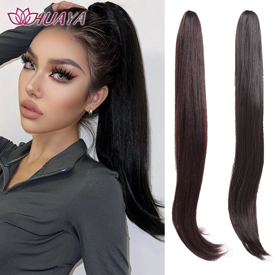 Synthetic Straight Ponytail Wig With Claw Clip For Easy Installation Fluffy Ponytail Suitable For Daily Wear
Synthetic Straight Ponytail Wig With Claw Clip For Easy Installation Fluffy Ponytail Suitable For Daily Wear