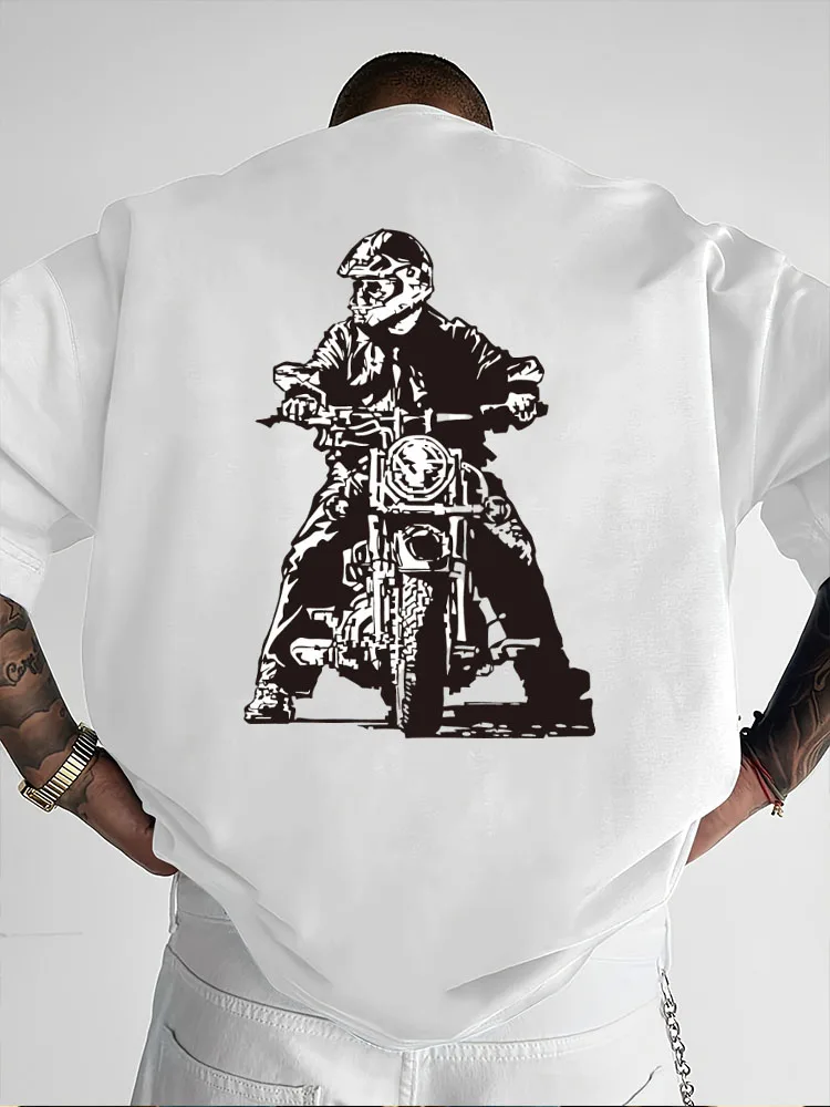 Motorcycle Series Men's T-Shirts Made of 100% Cotton With Fashionable Color Handsome and Getting a High Rate of Second Glances
Motorcycle Series Men's T-Shirts Made of 100% Cotton With Fashionable Color Handsome and Getting a High Rate of Second Glances