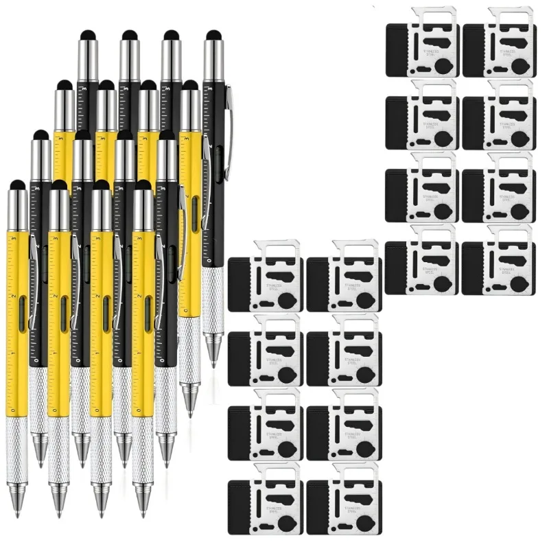 Многофункциональный набор инструментов-ручек, подарок для рождественских носков-сюрпризов, многофункциональная ручка-отвертка 6-в-1, инструмент в виде кредитной карты
Многофункциональный набор инструментов-ручек, подарок для рождественских носков-сюрпризов, многофункциональная ручка-отвертка 6-в-1, инструмент в виде кредитной карты