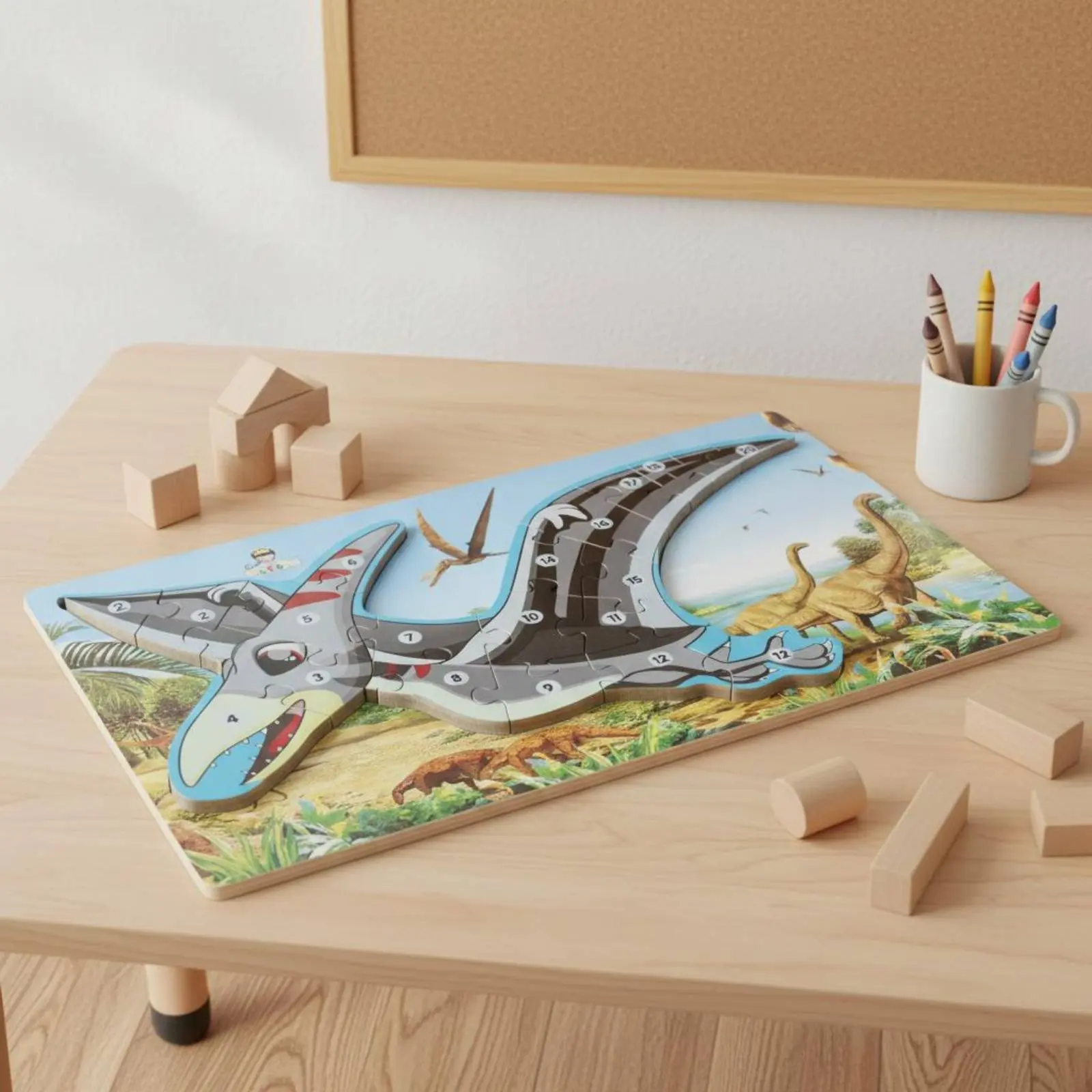 Wooden Dinosaur Game Learn Letters, Numbers & Forms Dinosaur Learning Game Educational Toy Easy to Grip for Kindergarten
Wooden Dinosaur Game Learn Letters, Numbers & Forms Dinosaur Learning Game Educational Toy Easy to Grip for Kindergarten