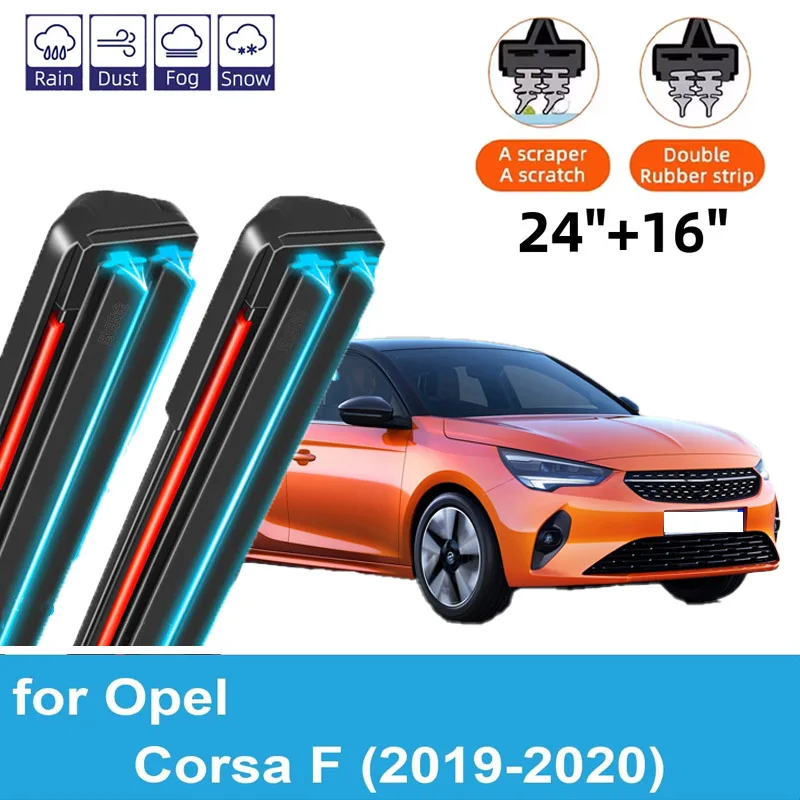 2PCS Car Wiper Blades for 2019-2020 Opel Corsa F Front Windscreen Windshield Wipers Double Rubber Car Accessories 2019 2020
2PCS Car Wiper Blades for 2019-2020 Opel Corsa F Front Windscreen Windshield Wipers Double Rubber Car Accessories 2019 2020