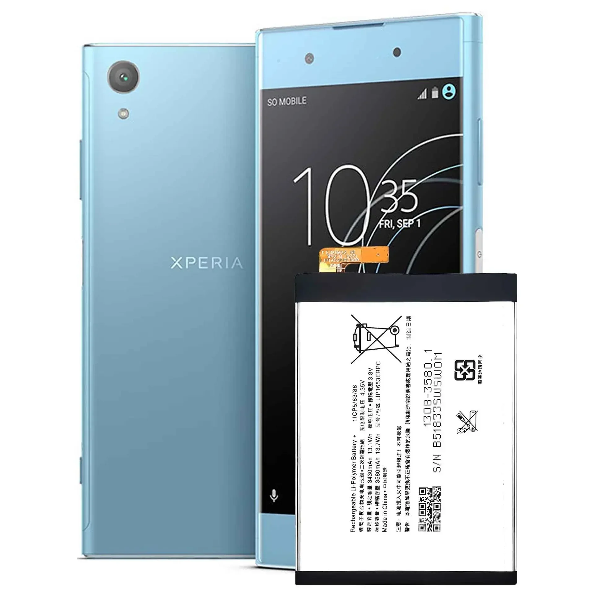 3580mAh LIP1653ERPC Battery For Sony Xperia XA2 Ultra Plus G3421 G3412 G3413 XA1 Plus Dual H4213 H4233 Phone +Tools
3580mAh LIP1653ERPC Battery For Sony Xperia XA2 Ultra Plus G3421 G3412 G3413 XA1 Plus Dual H4213 H4233 Phone +Tools
