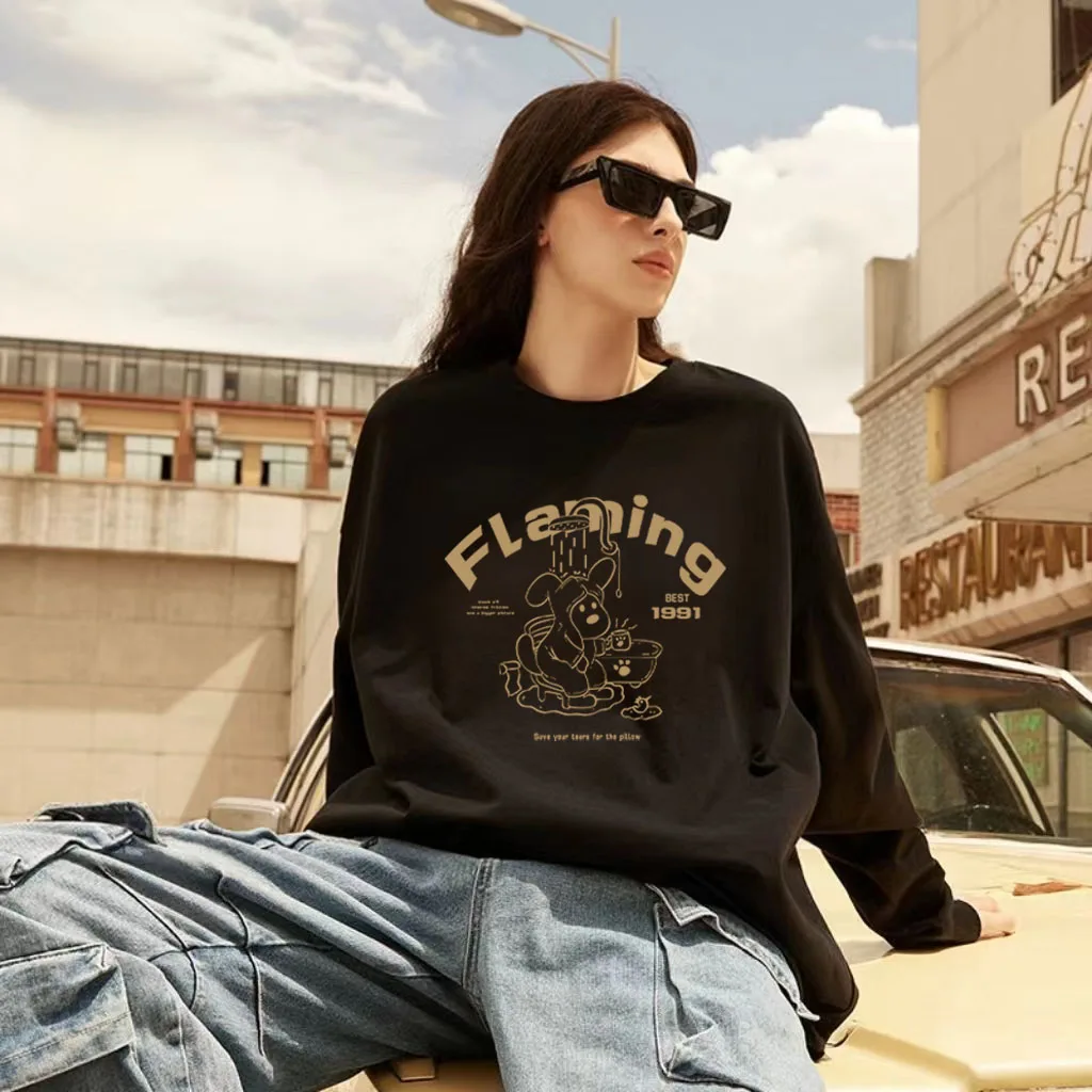 FLAMING Pattern Print Crew Neck Sweatshirts 2025 New Extra Large and Loose Sweatshirts Women's Fashion Kawaii Clothes
FLAMING Pattern Print Crew Neck Sweatshirts 2025 New Extra Large and Loose Sweatshirts Women's Fashion Kawaii Clothes