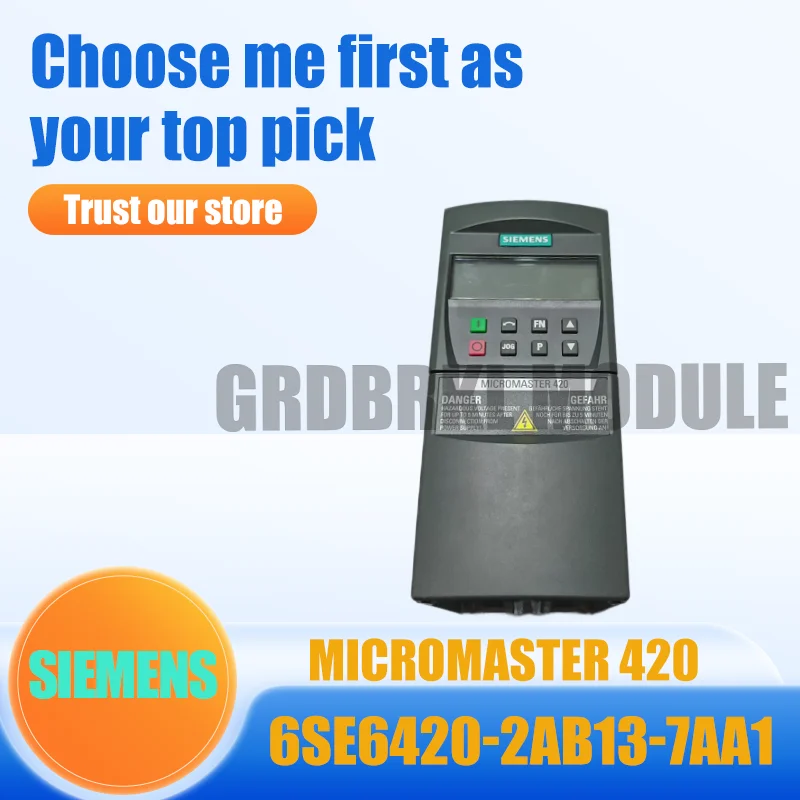 New Original SIEMENS 6SE6420-2AB11-2AA1 6SE6420-2AB12-5AA1 6SE6420-2AB13-7AA1 MICROMASTER 420 frequency converter
New Original SIEMENS 6SE6420-2AB11-2AA1 6SE6420-2AB12-5AA1 6SE6420-2AB13-7AA1 MICROMASTER 420 frequency converter