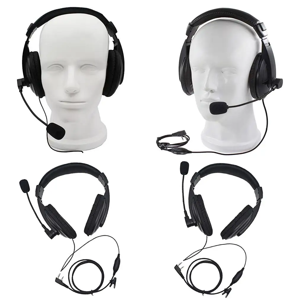 Wired Overhead Headset Noise Cancelling Headphones Durable Plastic Earphones with Mic for Baofeng 888S 777S Bouncer Covert Use
Wired Overhead Headset Noise Cancelling Headphones Durable Plastic Earphones with Mic for Baofeng 888S 777S Bouncer Covert Use