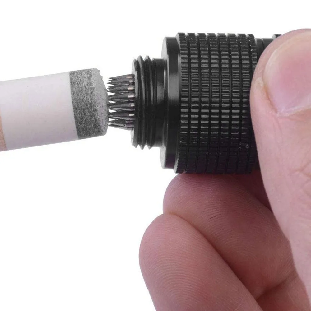 Aluminium Alloy Pool Cues Tip Sleeve 4 in 1 Function 3/8-11 Teeth Pool Cue Tip Repair Kit Black for 3/8-11 Teeth
Aluminium Alloy Pool Cues Tip Sleeve 4 in 1 Function 3/8-11 Teeth Pool Cue Tip Repair Kit Black for 3/8-11 Teeth