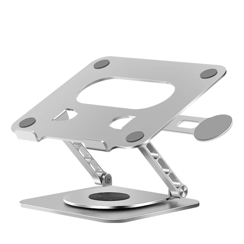 Aluminum 360 Rotatable Laptop Stand with Mobile Phone Holder
Aluminum 360 Rotatable Laptop Stand with Mobile Phone Holder