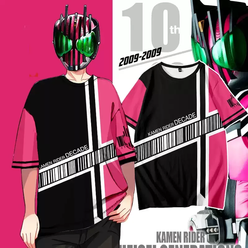 Японский сериал Kamen Rider, косплей, футболки с 3D принтом для мужчин и женщин, футболка с коротким рукавом и круглым вырезом, футболки в стиле Харадзюку, топы, одежда
Японский сериал Kamen Rider, косплей, футболки с 3D принтом для мужчин и женщин, футболка с коротким рукавом и круглым вырезом, футболки в стиле Харадзюку, топы, одежда