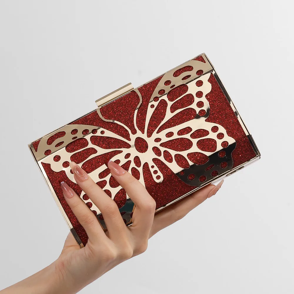 Shiny Evening Bags For Women Butterfly Sequins Clutch Square Handbag Purse Wedding Party Banquet Female Crossbody Shoulder Bag
Shiny Evening Bags For Women Butterfly Sequins Clutch Square Handbag Purse Wedding Party Banquet Female Crossbody Shoulder Bag