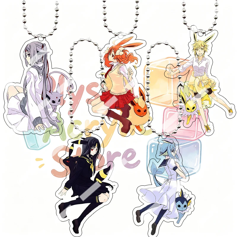 Creative Acrylic Keychain Eeveelutions Genderbend School Uniform Anime Espeon Flareon Jolteon Umbreon Vaporeon Bag Pendant Gifts
Creative Acrylic Keychain Eeveelutions Genderbend School Uniform Anime Espeon Flareon Jolteon Umbreon Vaporeon Bag Pendant Gifts