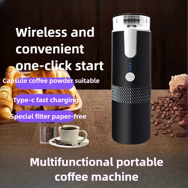 Portable American Coffee Machine Capsule Dual-purpose Multi-function Coffee Machine Home Wireless Electric Fan Easy Cleaning
Portable American Coffee Machine Capsule Dual-purpose Multi-function Coffee Machine Home Wireless Electric Fan Easy Cleaning