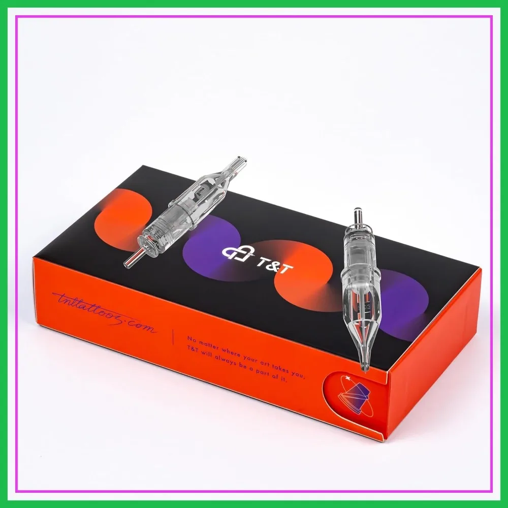 T&T MAX Series Round Liner Tattoo Needle Cartridges, Medical-Grade Plastics, Silicon, Stainless Steel, Box of 20
T&T MAX Series Round Liner Tattoo Needle Cartridges, Medical-Grade Plastics, Silicon, Stainless Steel, Box of 20