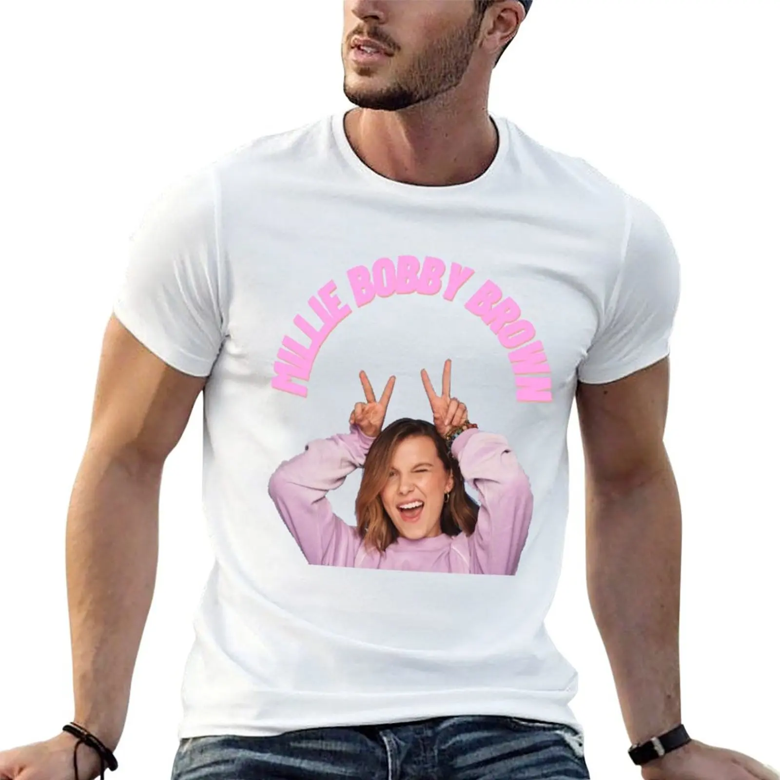 Millie Bobby Brown Sticker T-Shirt man t shirts cotton funny t shirts cotton anime t shirts oversize T-shirt
Millie Bobby Brown Sticker T-Shirt man t shirts cotton funny t shirts cotton anime t shirts oversize T-shirt