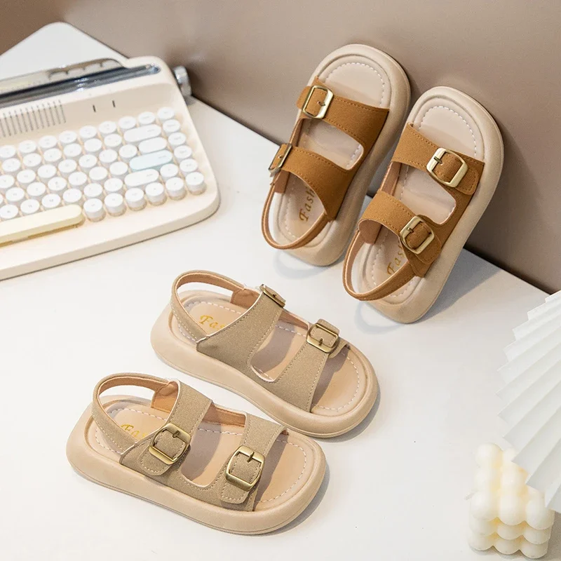 Children Sandals for Girls Boy 2025 Summer New Fashion Korean Style Soft Sole Anti-slippery Versatile Open-toe Roman Beach Shoes
Children Sandals for Girls Boy 2025 Summer New Fashion Korean Style Soft Sole Anti-slippery Versatile Open-toe Roman Beach Shoes