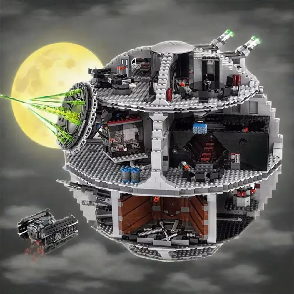 Qing Wang Platform Ultimate Weapon Death Star Building Blocks Bricks Battle Station Toys For Kid Adult Birthday Christmas Gifts
Qing Wang Platform Ultimate Weapon Death Star Building Blocks Bricks Battle Station Toys For Kid Adult Birthday Christmas Gifts