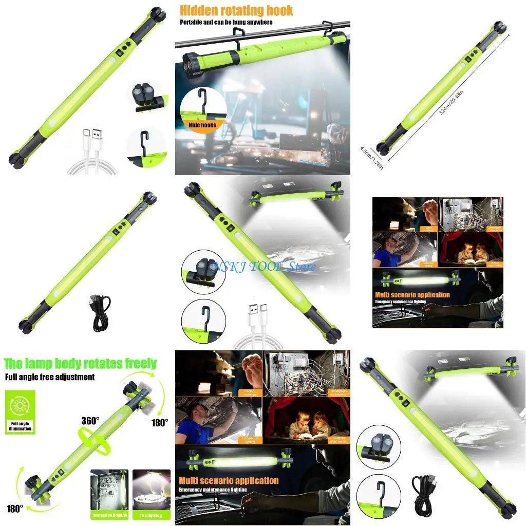 Многофункциональный ремонтный фонарь L8RC со светодиодной вращающейся головкой и магнитным основанием для различного
Многофункциональный ремонтный фонарь L8RC со светодиодной вращающейся головкой и магнитным основанием для различного