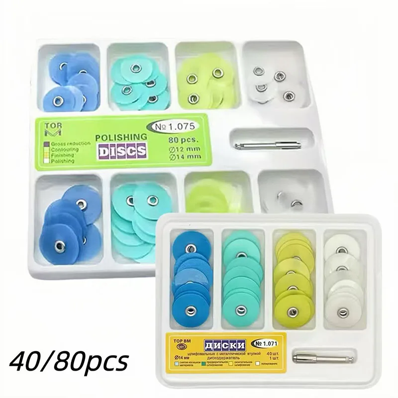 40/80Pcs Dental Composite Polishing Discs Holding Rod Mandrel Soflex Flexi Disc RA Shank Teeth Whitening Abrasive Dental Tools
40/80Pcs Dental Composite Polishing Discs Holding Rod Mandrel Soflex Flexi Disc RA Shank Teeth Whitening Abrasive Dental Tools
