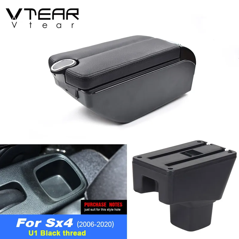 Vtear Armrest Leather Pad USB Storage Box ABS Arm Rest Center Console Parts Car-Styling Interior Accessories For Suzuki SX4 2008
Vtear Armrest Leather Pad USB Storage Box ABS Arm Rest Center Console Parts Car-Styling Interior Accessories For Suzuki SX4 2008