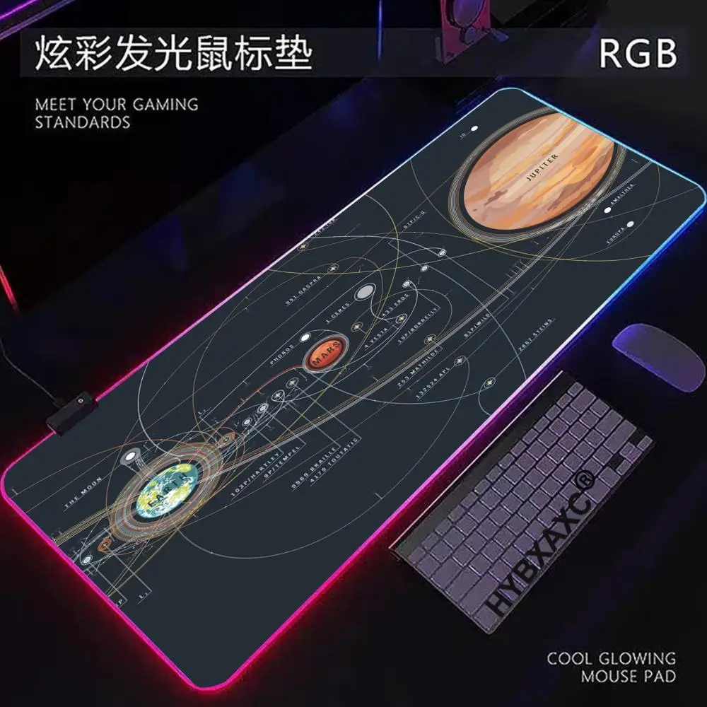 RGB LED Size Planet teclado mouse Keyboard pad Rubber With Top Fabric Game Mat Table Cover Home Office Mousepad Milky Way Galaxy
RGB LED Size Planet teclado mouse Keyboard pad Rubber With Top Fabric Game Mat Table Cover Home Office Mousepad Milky Way Galaxy