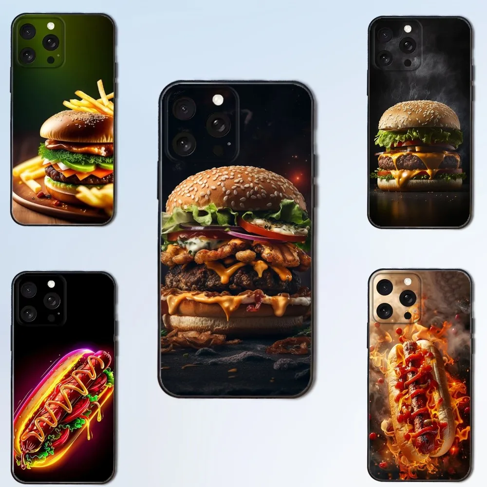 Burger Sandwich food Phone Case For iPhone16,15,14,13,12,11,Plus,Pro Max,XS,X,XR,SE,Mini,8,7 Soft Silicone Black Cover
Burger Sandwich food Phone Case For iPhone16,15,14,13,12,11,Plus,Pro Max,XS,X,XR,SE,Mini,8,7 Soft Silicone Black Cover