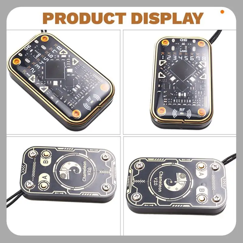A46U Chameleon Ultra V2.0 RFID Смарт-чип-эмулятор + 2Xuid Брелок/Карта 125 кГц 13,56 МГц Декодирование карт NFC Дубликатор
A46U Chameleon Ultra V2.0 RFID Смарт-чип-эмулятор + 2Xuid Брелок/Карта 125 кГц 13,56 МГц Декодирование карт NFC Дубликатор