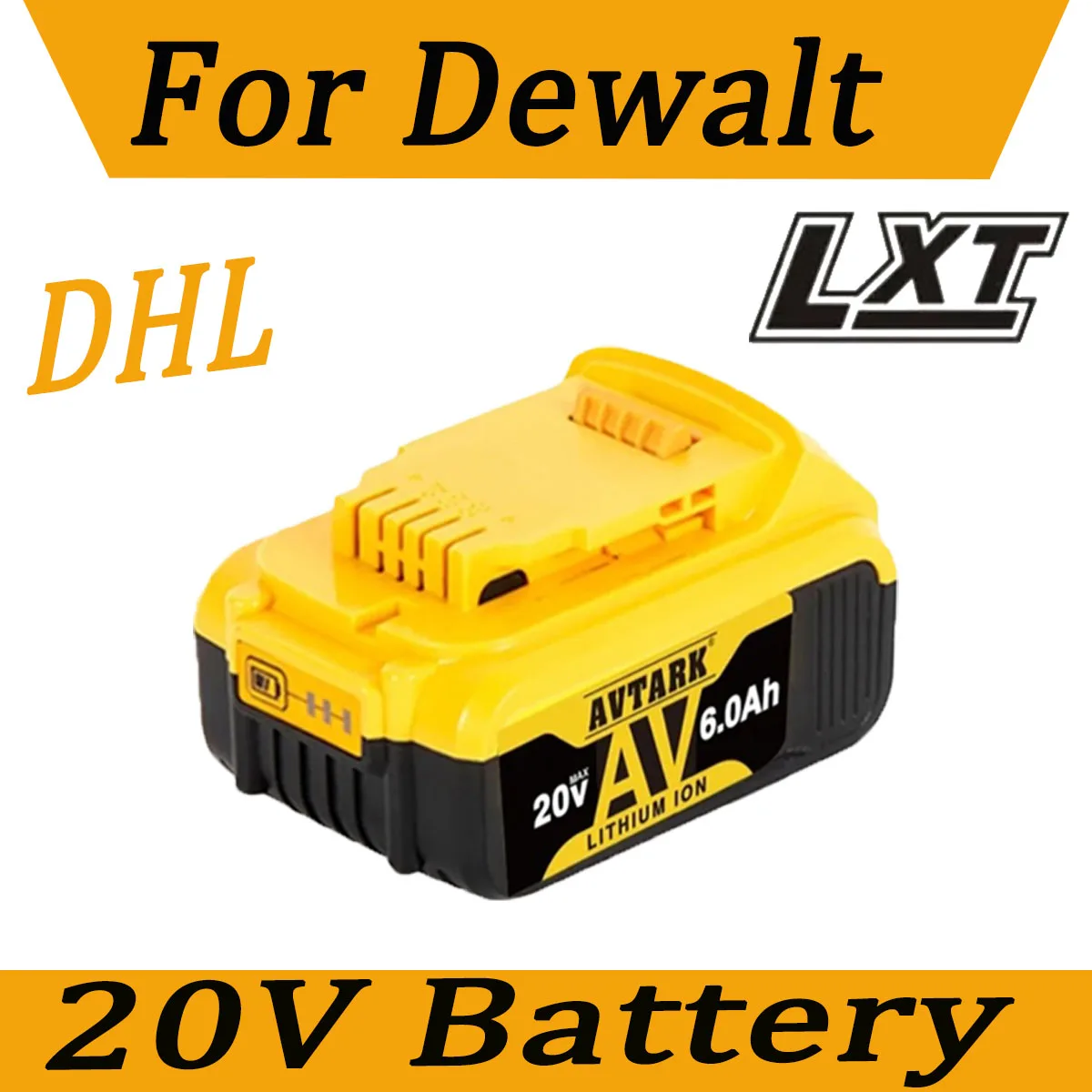 50% OFF! For dewalt 20v replacement 18650 batteries /6.0Ah High-Capacity battery/Tool battery replacement
50% OFF! For dewalt 20v replacement 18650 batteries /6.0Ah High-Capacity battery/Tool battery replacement