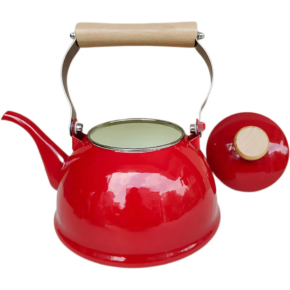 1.4L Thickened Enamel Tea Kettle Stove Teapot Retro Water Pot Household Easy Use Cool Handle Enamel Kettle
1.4L Thickened Enamel Tea Kettle Stove Teapot Retro Water Pot Household Easy Use Cool Handle Enamel Kettle