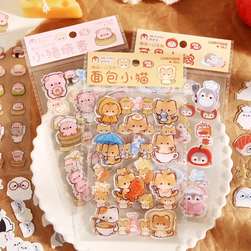 3/9 pcs Dessert and Cute pet theme Sticker Pack Aesthetics Decor Journal Scrapbooking Self Adhesive Creative Stationery Stickers
3/9 pcs Dessert and Cute pet theme Sticker Pack Aesthetics Decor Journal Scrapbooking Self Adhesive Creative Stationery Stickers