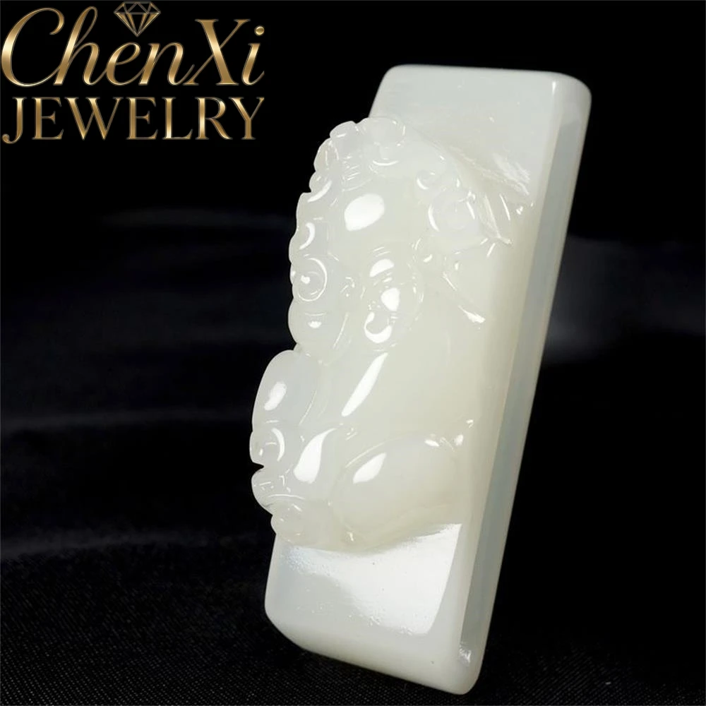 Natural Hetian White Jade Pixiu Square Belt Buckle Luxury Quality Fashion Fine Jewelry Exquisite Elegant Amulets Mascots Popular
Natural Hetian White Jade Pixiu Square Belt Buckle Luxury Quality Fashion Fine Jewelry Exquisite Elegant Amulets Mascots Popular