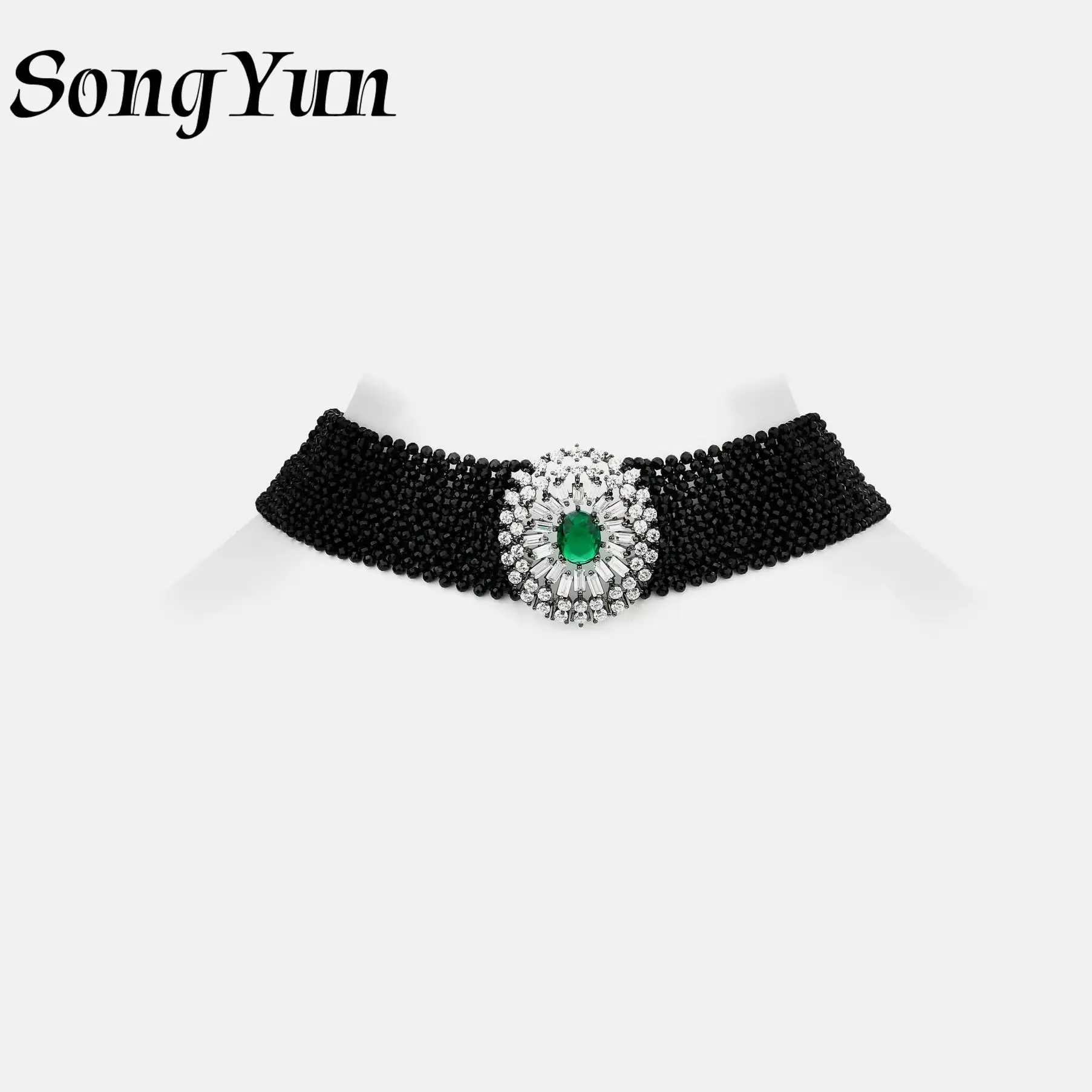 SongYun Jewelry 925 Sterling Silver Necklace HCD Emerald High Carbon Diamond Luxury 925 Sterling Silver Pendants Accessories
SongYun Jewelry 925 Sterling Silver Necklace HCD Emerald High Carbon Diamond Luxury 925 Sterling Silver Pendants Accessories