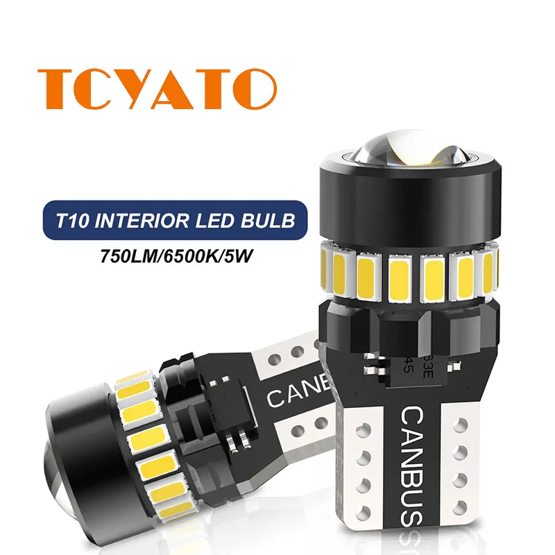 TCYATO 2PCS T10 W5W LED Canbus No Error 194 168 Bulb 5W 12V 1000LM Super Bright Car Interior Side Light License Plate Lamp Auto
TCYATO 2PCS T10 W5W LED Canbus No Error 194 168 Bulb 5W 12V 1000LM Super Bright Car Interior Side Light License Plate Lamp Auto