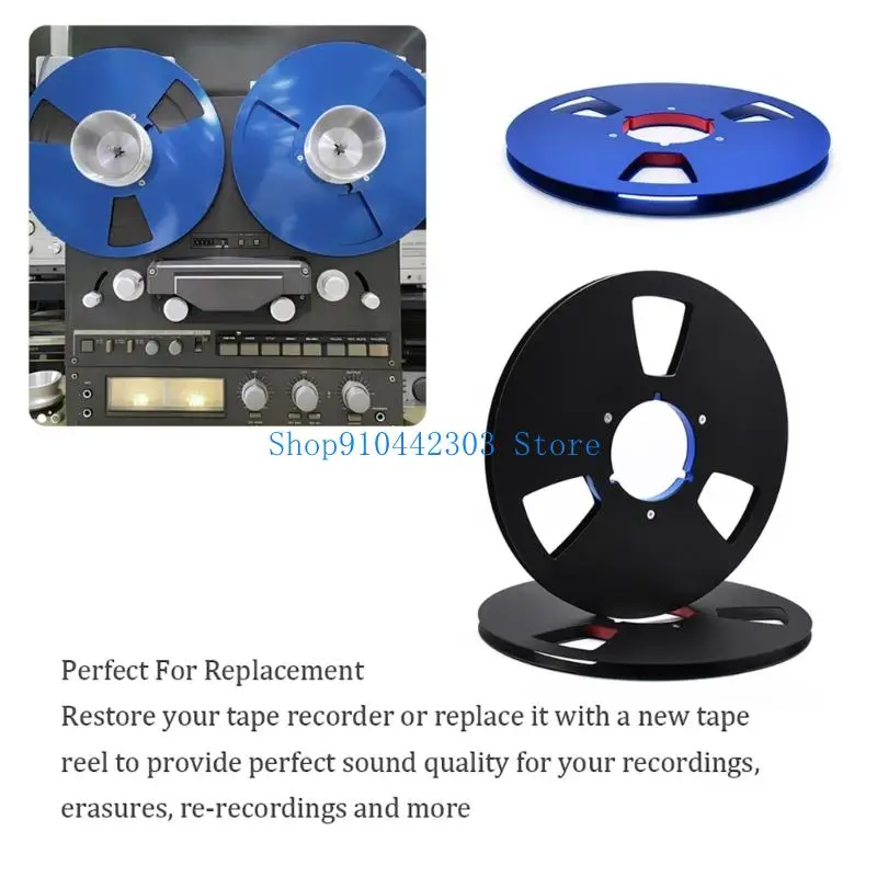 652F Aluminum 3 Hole Large Reel With 1/4" 10.5" Open Reel Recording Tape For Nab Hub Disk Accessories
652F Aluminum 3 Hole Large Reel With 1/4" 10.5" Open Reel Recording Tape For Nab Hub Disk Accessories