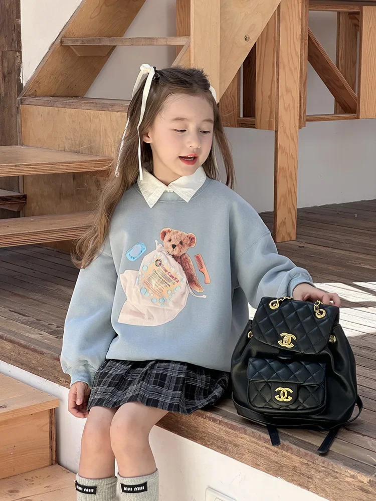 Loose long sleeve pullovers Autumn Girls casual cartoon sweatshirts Baby girls cotton
Loose long sleeve pullovers Autumn Girls casual cartoon sweatshirts Baby girls cotton