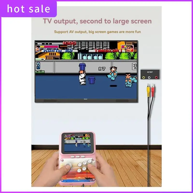 ELEC-Handheld Video Game Console 2.8 Inch 500 Games Retro Arcade Support AV Connection For Children's Gift
ELEC-Handheld Video Game Console 2.8 Inch 500 Games Retro Arcade Support AV Connection For Children's Gift