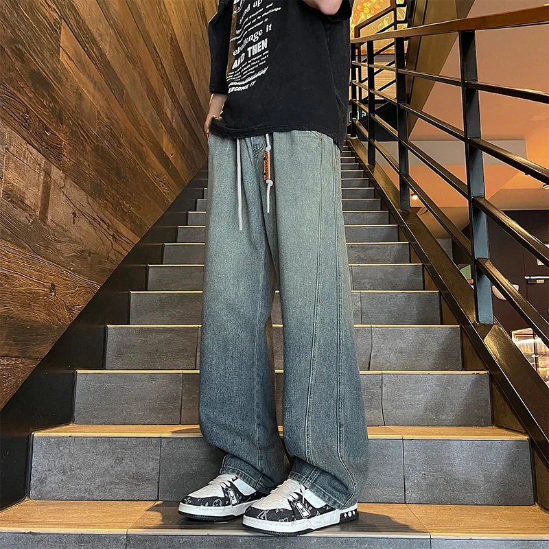 Spring Autumn New Casual Men's Loose Jeans Fashion Vintage Straight Personalized Male Youth Denim Pants Streetwear
Spring Autumn New Casual Men's Loose Jeans Fashion Vintage Straight Personalized Male Youth Denim Pants Streetwear