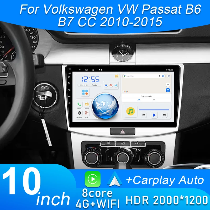 Car Radio Android 15 Multimedia Player For Volkswagen VW Passat B6 B7 CC 2007 - 2015 Carplay RadioAuto 4G GPS DSP NO 2din DVD
Car Radio Android 15 Multimedia Player For Volkswagen VW Passat B6 B7 CC 2007 - 2015 Carplay RadioAuto 4G GPS DSP NO 2din DVD
