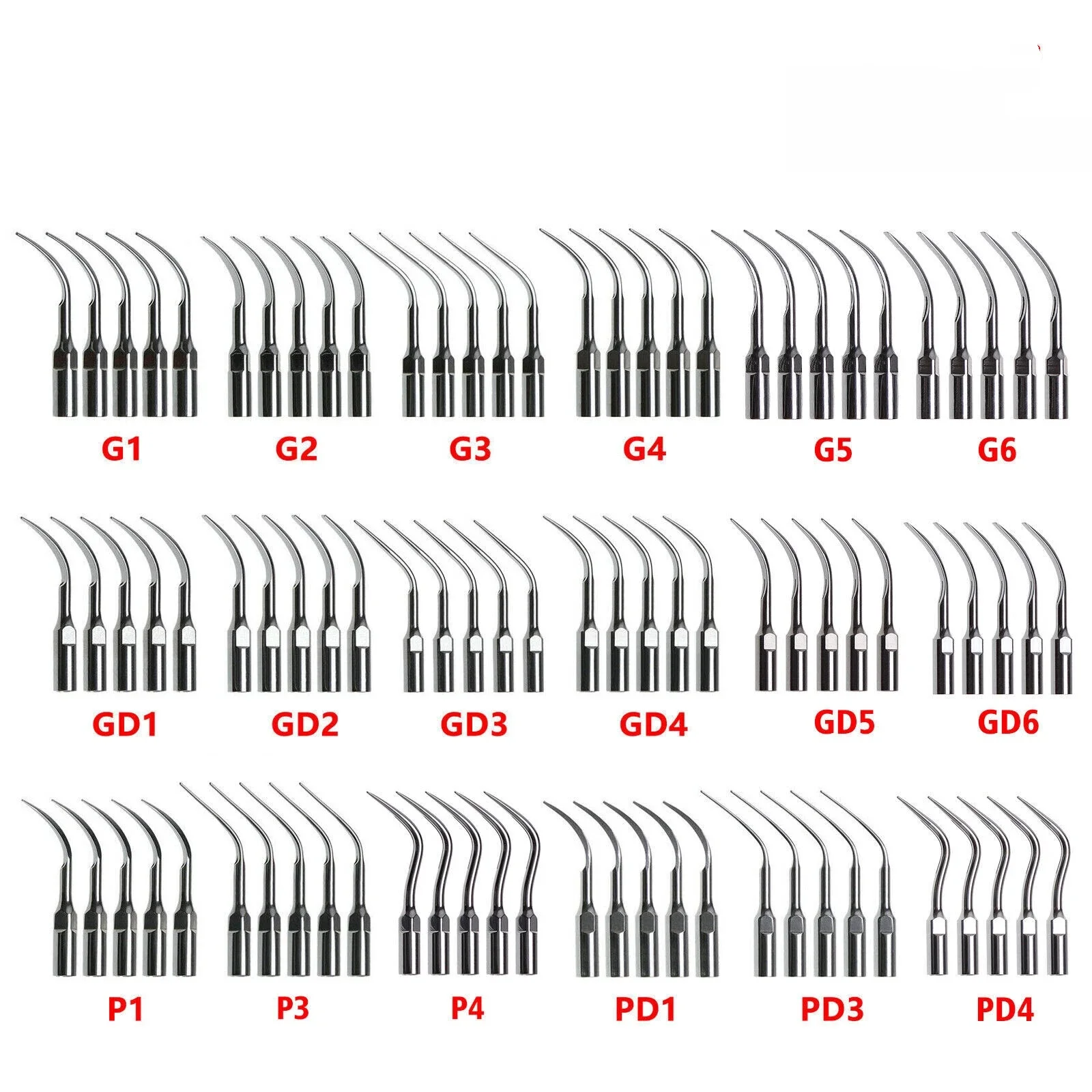 5PCS Dental Ultrasonic Piezo Scaler Tips fit Woodpecker EMS /DTE SATELEC Handpiece
5PCS Dental Ultrasonic Piezo Scaler Tips fit Woodpecker EMS /DTE SATELEC Handpiece