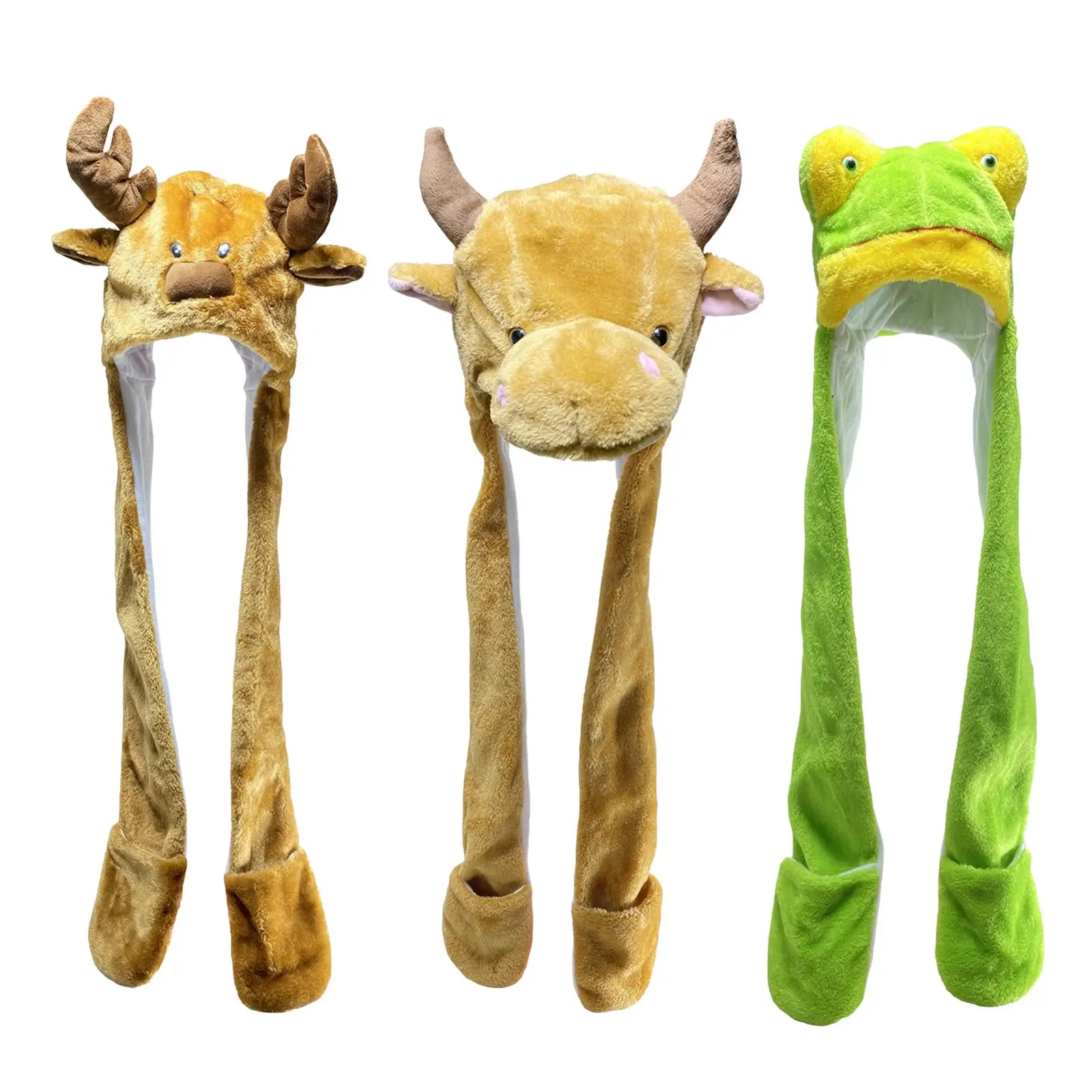 Novelty Animal Plush Hat Photograph Prop with Gloves Holiday Hat Headdress Beanie Cap for Outdoor Party Halloween Festival Decor
Novelty Animal Plush Hat Photograph Prop with Gloves Holiday Hat Headdress Beanie Cap for Outdoor Party Halloween Festival Decor